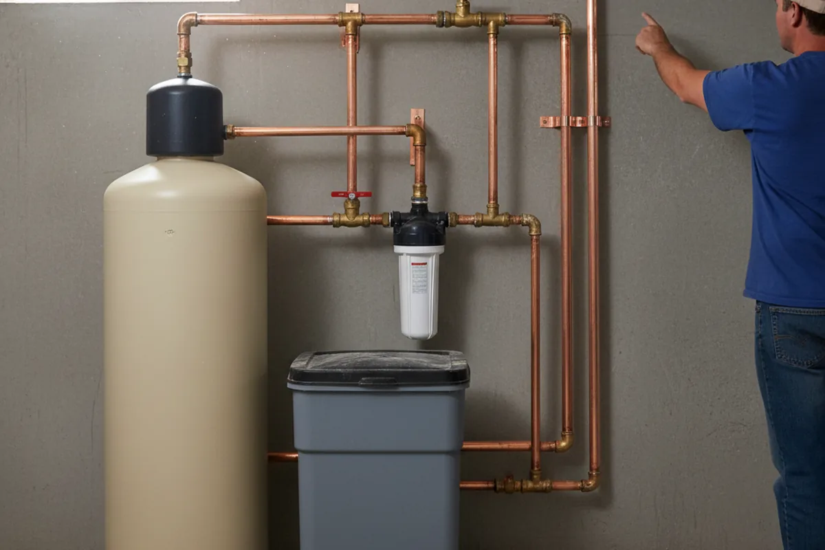 Whole-house water treatment system installed in Dayhoit